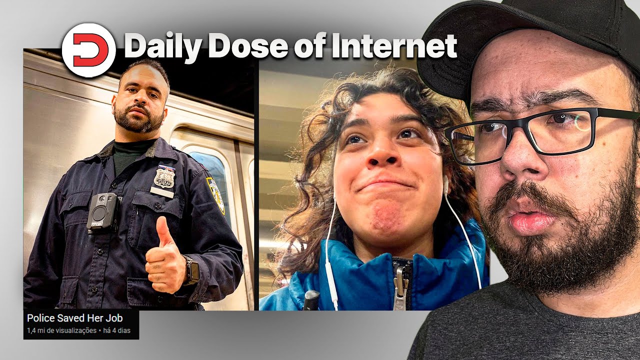 A POLICIA SALVOU O TRABALHO DELA – REACT DAILY DOSE OF INTERNET
