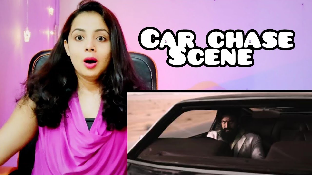 KGF Chapter 2 Car Chase Fight Scene |Rocky Vs Adheera Reaction | Nakhrewali Mona