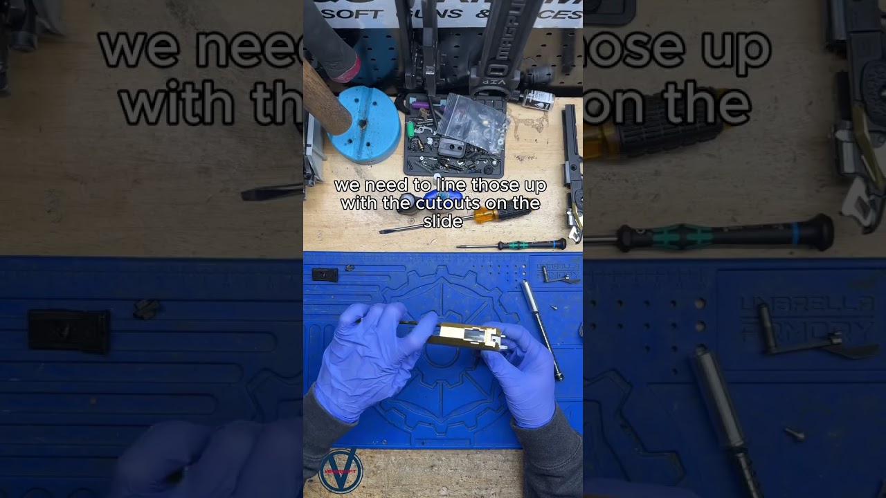 How to install a metal slide on a TM Hi-capa