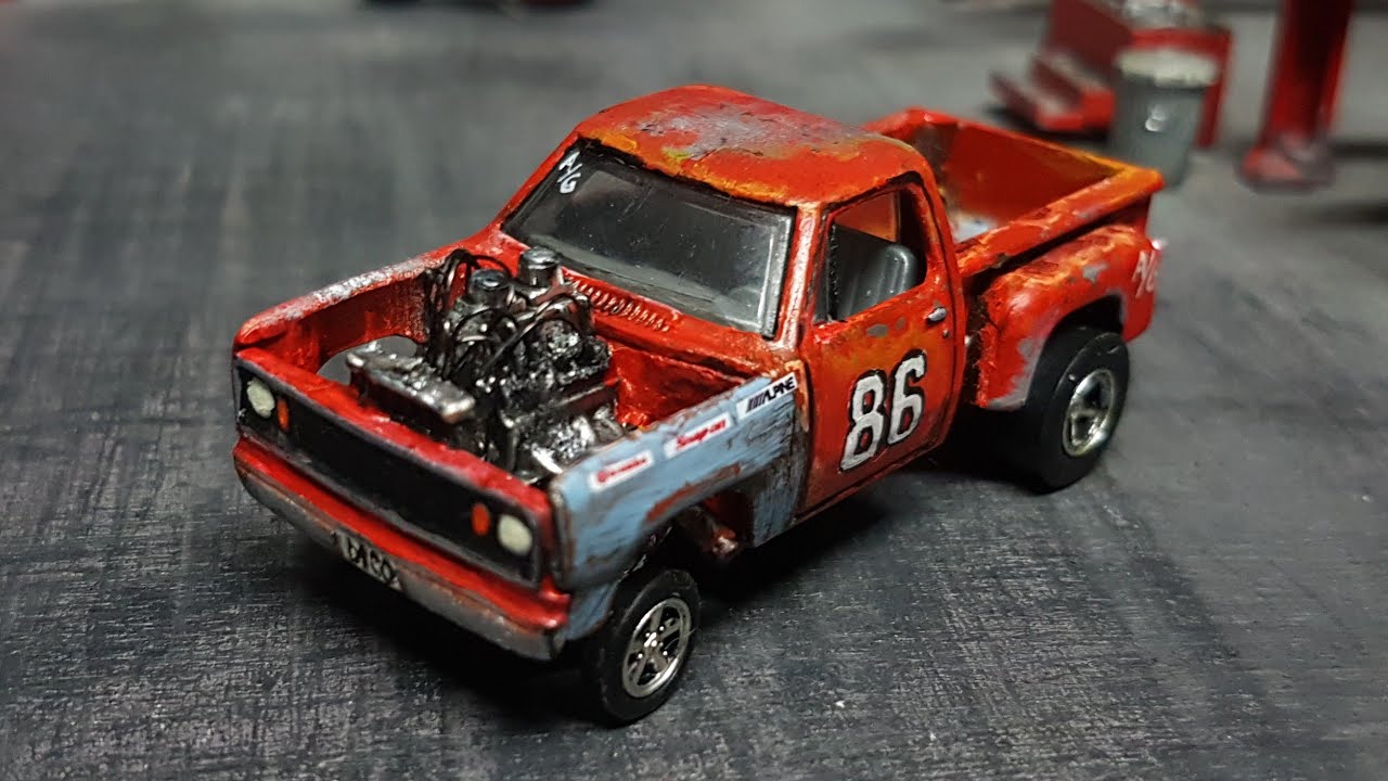 Custom Hotwheels Dodge gasser