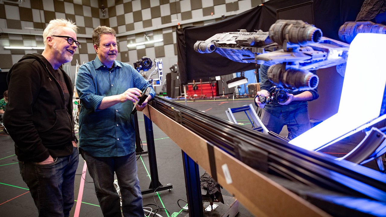 How ILM Films Star Wars Motion Control Spaceships!