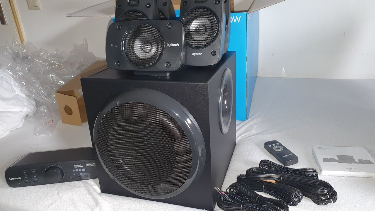Logitech Z906 Unboxing 2022 4K 60 FPS