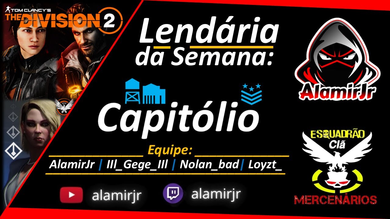 The Division 2 - Lendária da Semana: Fortaleza Capitólio - PS5 - Clã MBR |-_-|✌️