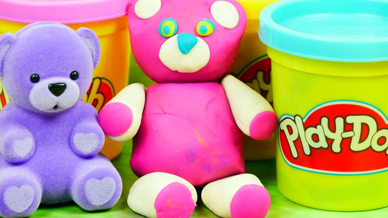 Misie Episie & Play Doh | Ciastolinowy misiaczek | Bajki i kreatywne zabawki