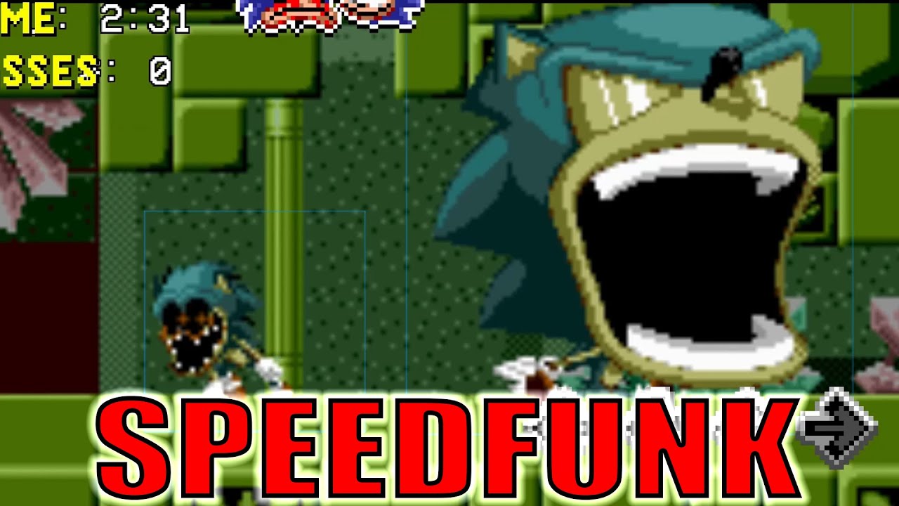 FNF Speed Funk - Sonic The Hedgehog Speedrun with Memes