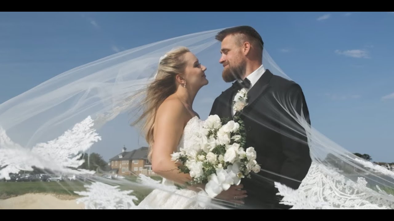 Justine and Spencer's Blissful Wedding Teaser Film from Rehoboth Beach, Delaware