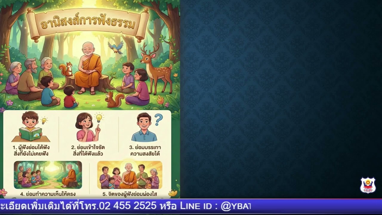 ธรรมะภาคค่ำ โดย พระมหาทองมั่น สุทฺธจิตฺโต (๒๔ ก พ ๖๙)