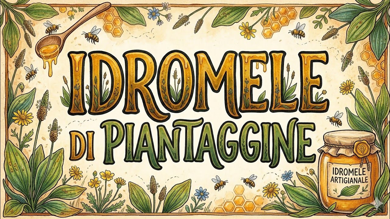 IDROMELE DI PIANTAGGINE : COME FERMENTARE ERBE E FRUTTI