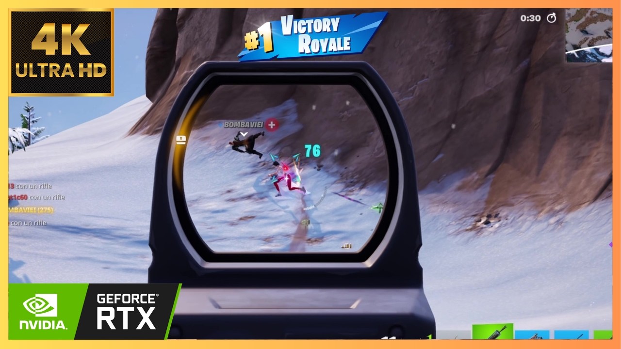 Fornite Trio Gameplay FHD 120fps / 18 kills
