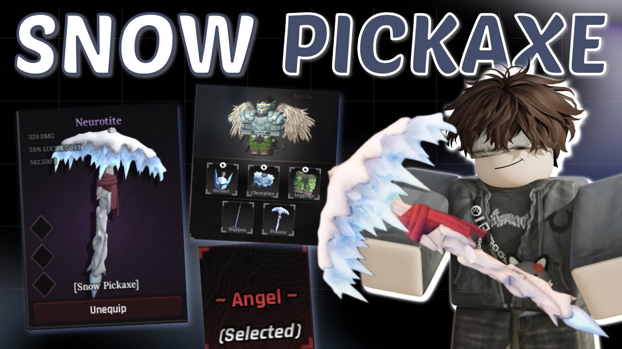 Beli Snow Pickaxe 750K & Dapet Ras Angel di THE FORGE