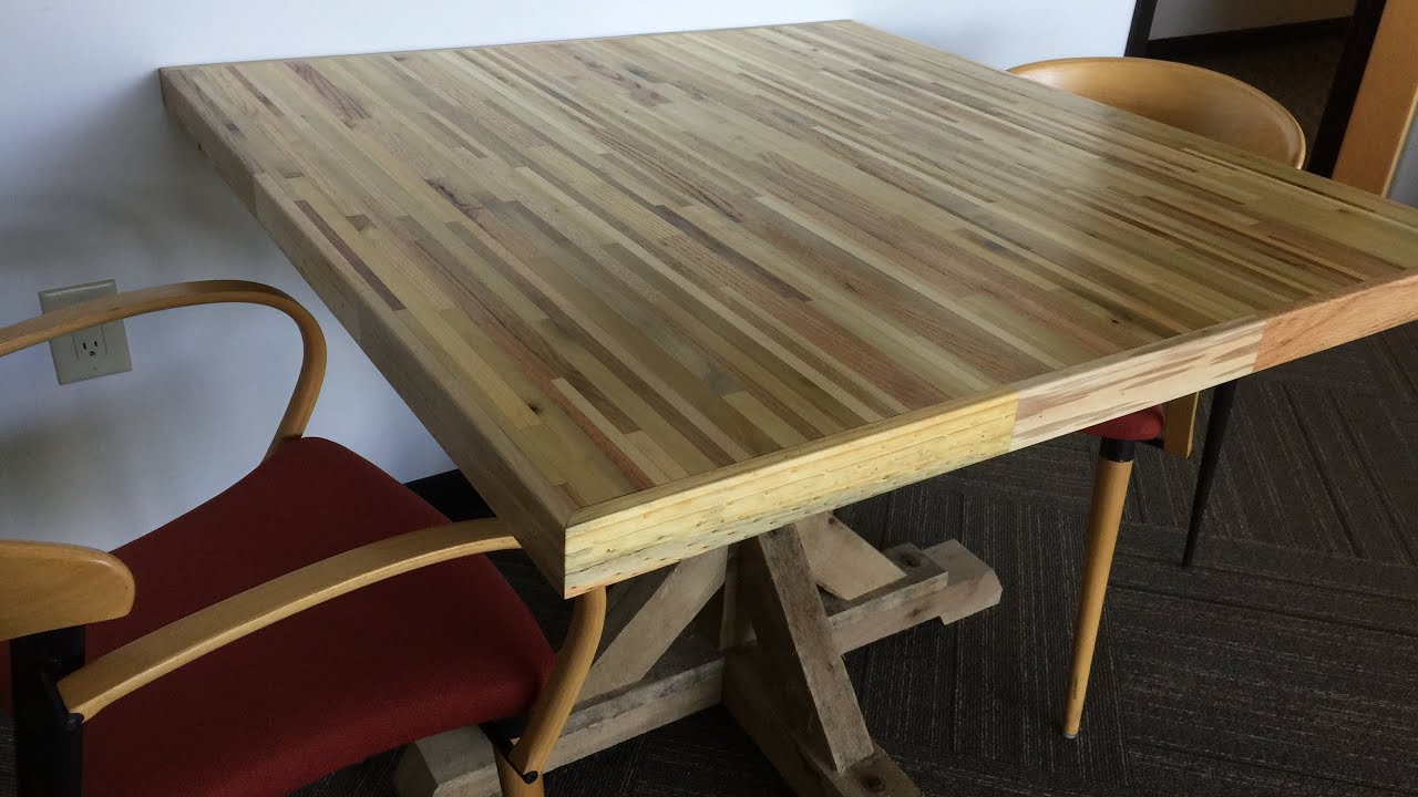 Office Meeting Table From Pallets - Pallet Up Cycle Challenge 2015