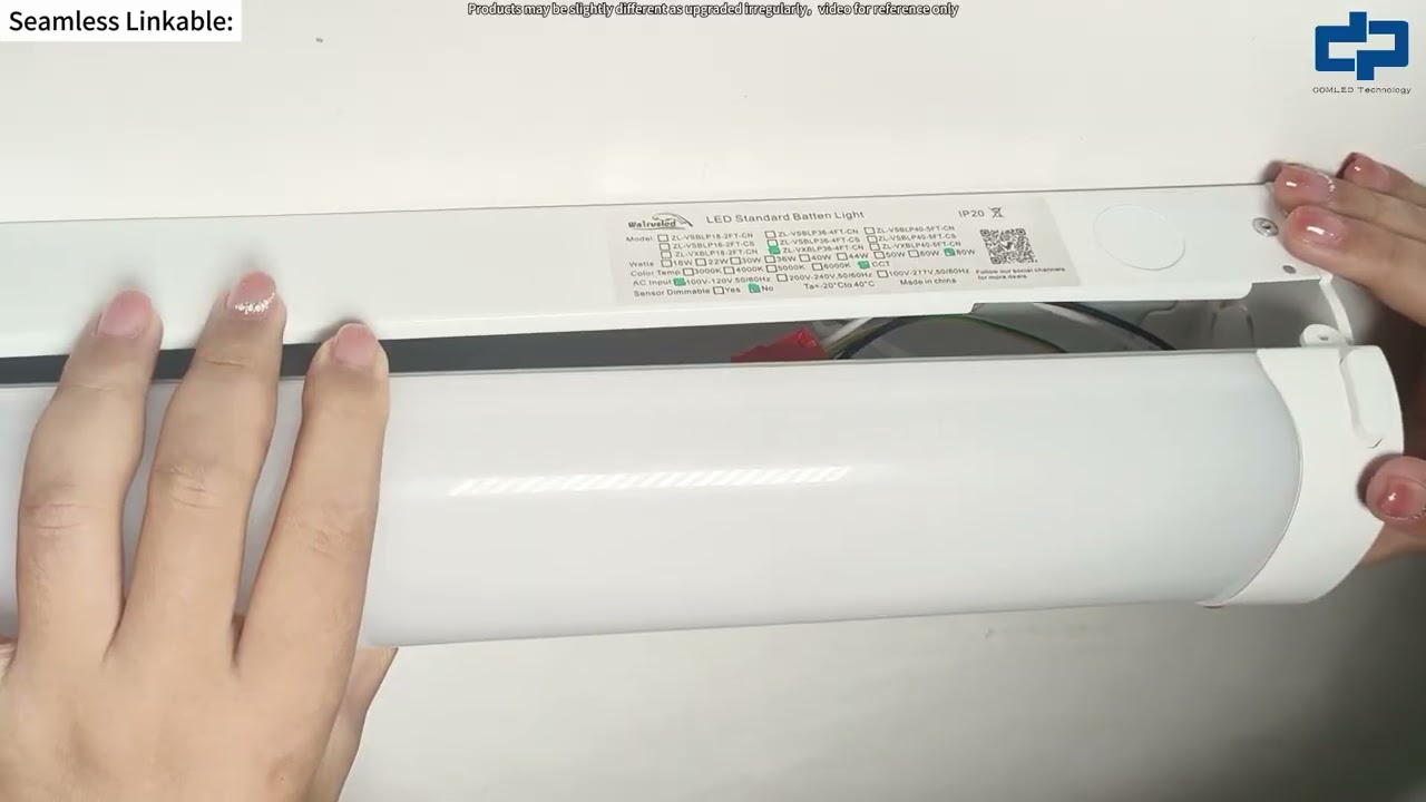 How to Install led wraparound lights？ | New Installation Way Guide for LED Shop Lights -V
