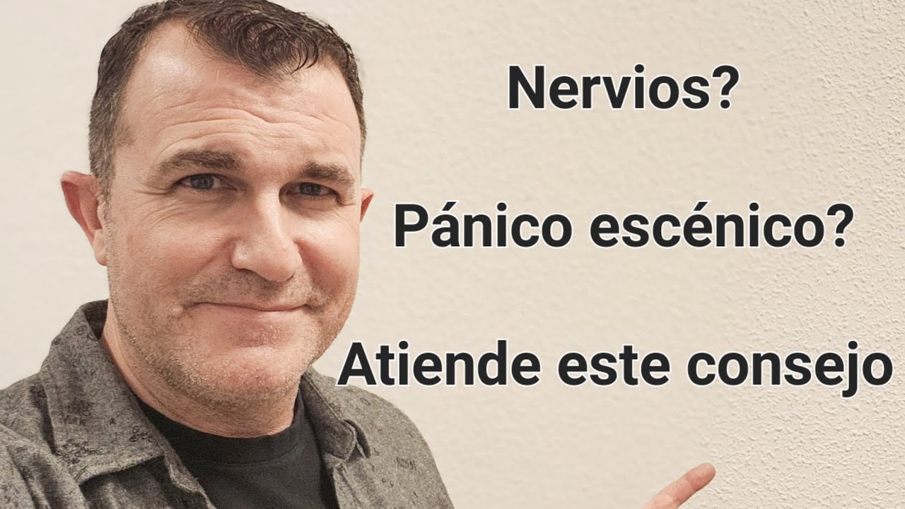 Pánico escénico, nervios antes de tocar?...atiende a este consejo