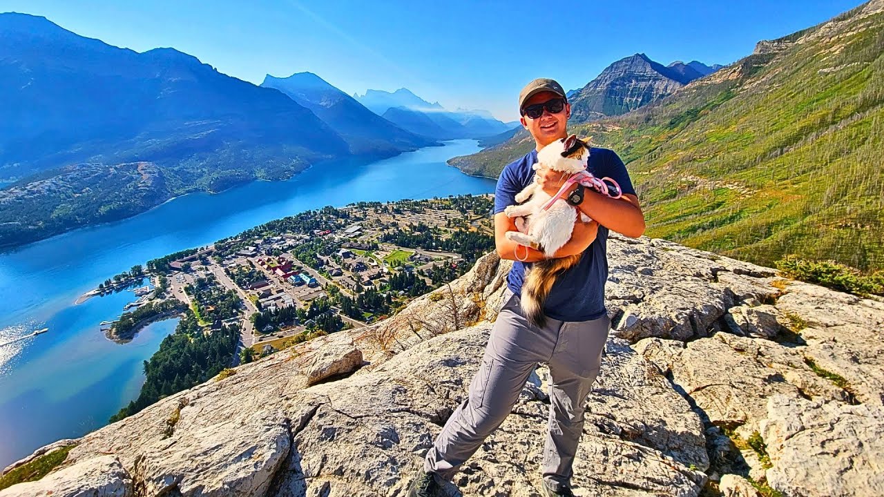 Hiking Waterton Lakes National Park Canada - Bear's Hump Trail (Easy Must Do!)