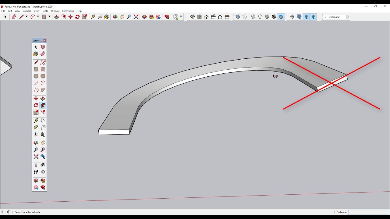 5 Dangers of SketchUp's Follow-Me Tool (and how to avoid them)