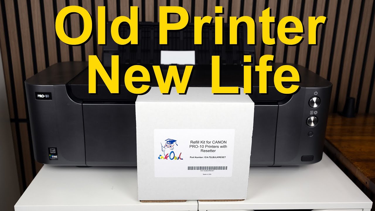 Refilling Canon Pro-10 Printer with the InkOwl Refill Kit
