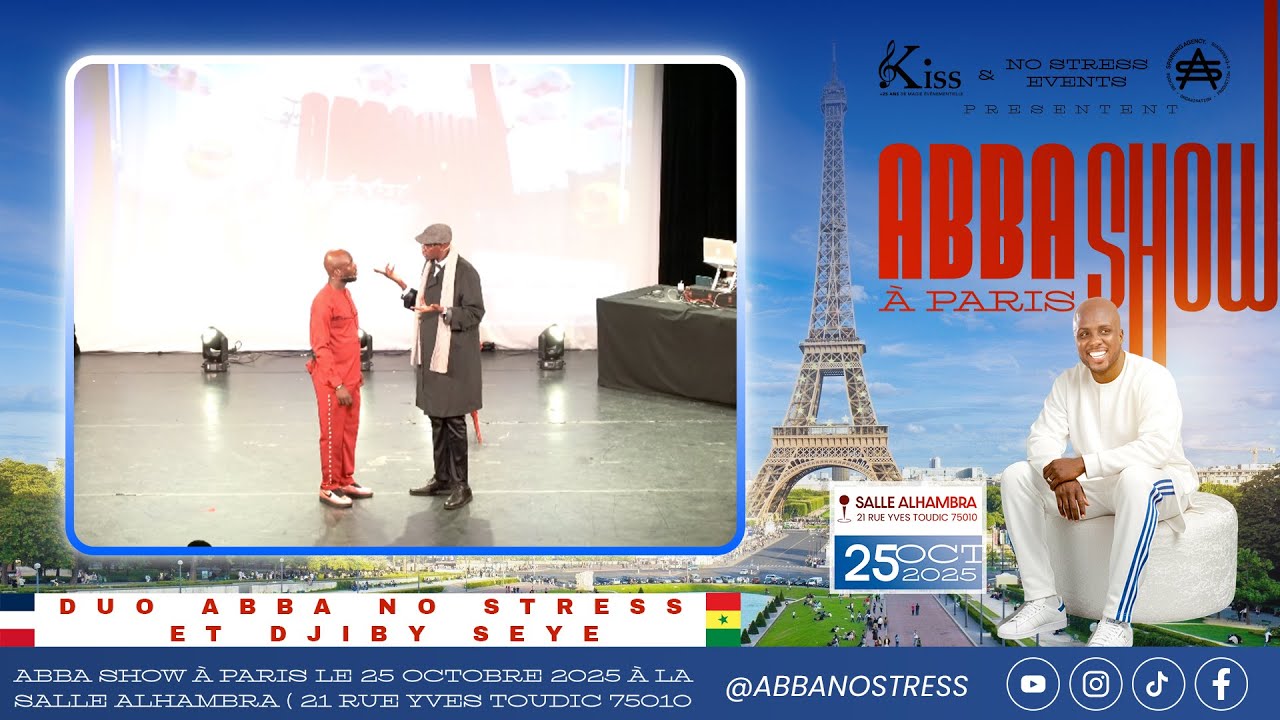 ABBA SHOW PARIS &ndash; DUO ABBA NO STRESS AND DJIBY SEYE