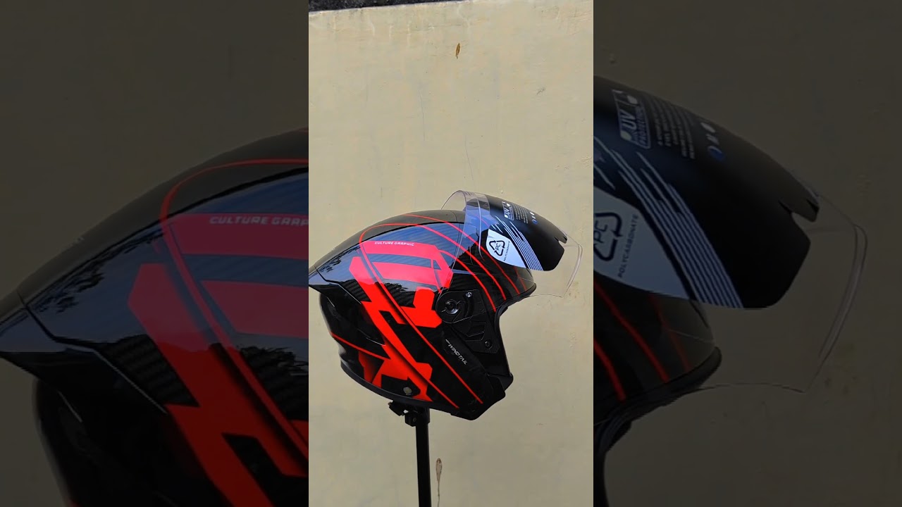 Helm RSV New Windtail Carbon Culture Graphic Single Visor - Limited Edition