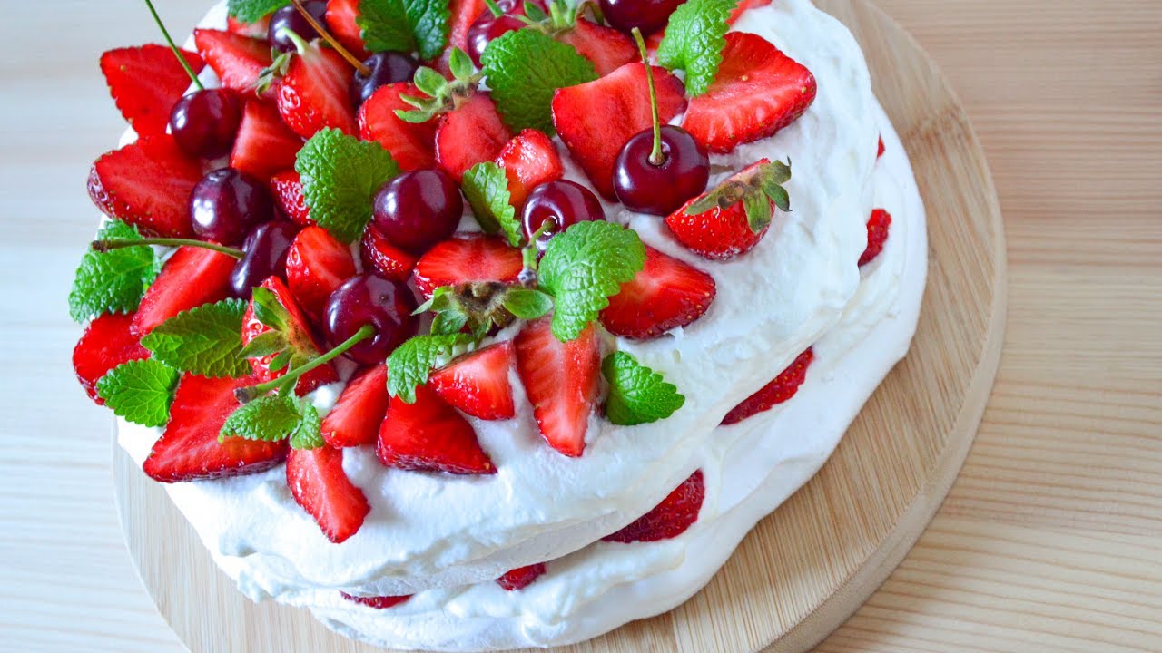 ТОРТ Анна Павлова ☆ Торт-БЕЗЕ ☆ Pavlova Cake