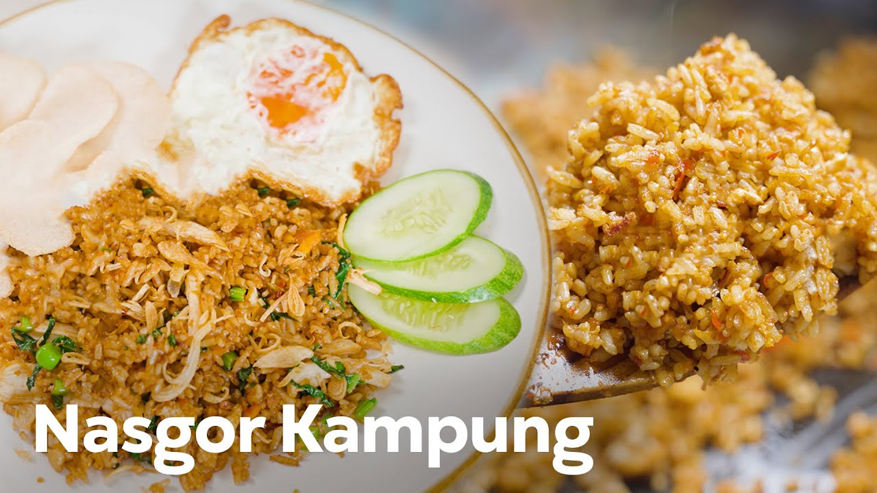 BUMBUNYA HARUS MEDOK ! RESEP NASI GORENG KAMPUNG PAKE TERASI !
