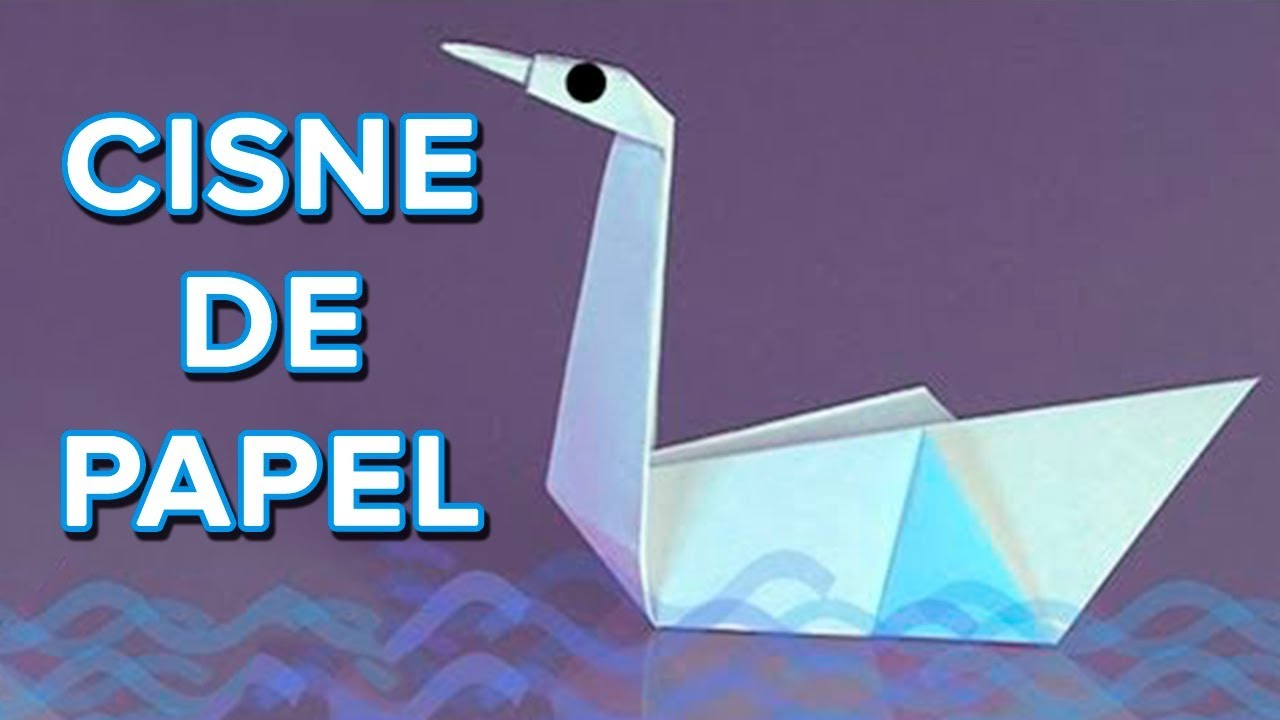 Cómo hacer un cisne de papel. Origami