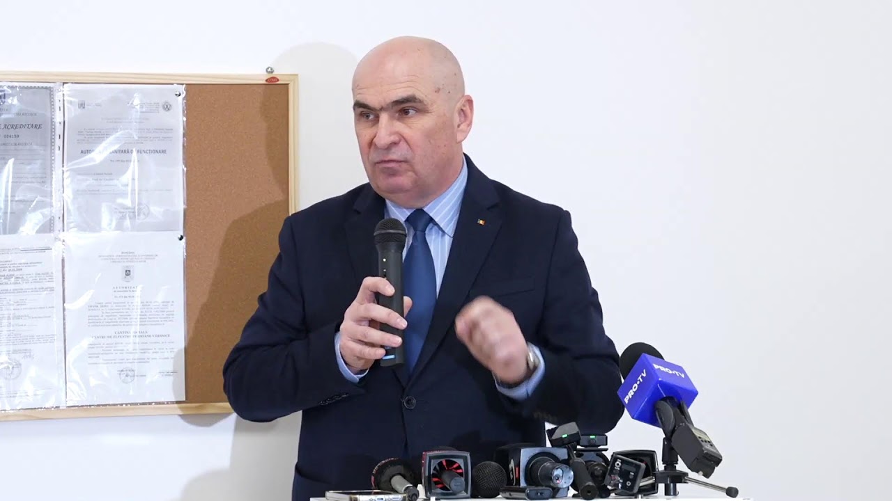 3/13/26: Declarații susținute de premierul Ilie Bolojan