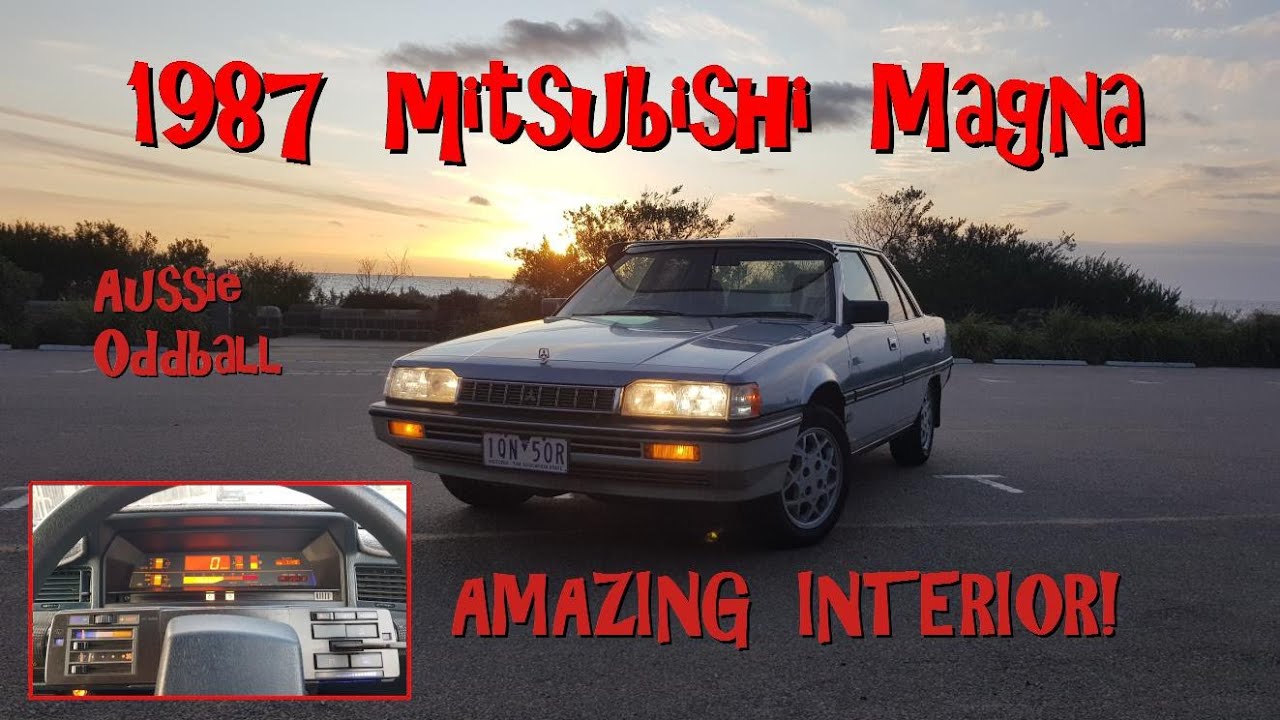 Australian Mitsubishi Magna Mk1 tested - Amazing Interior!