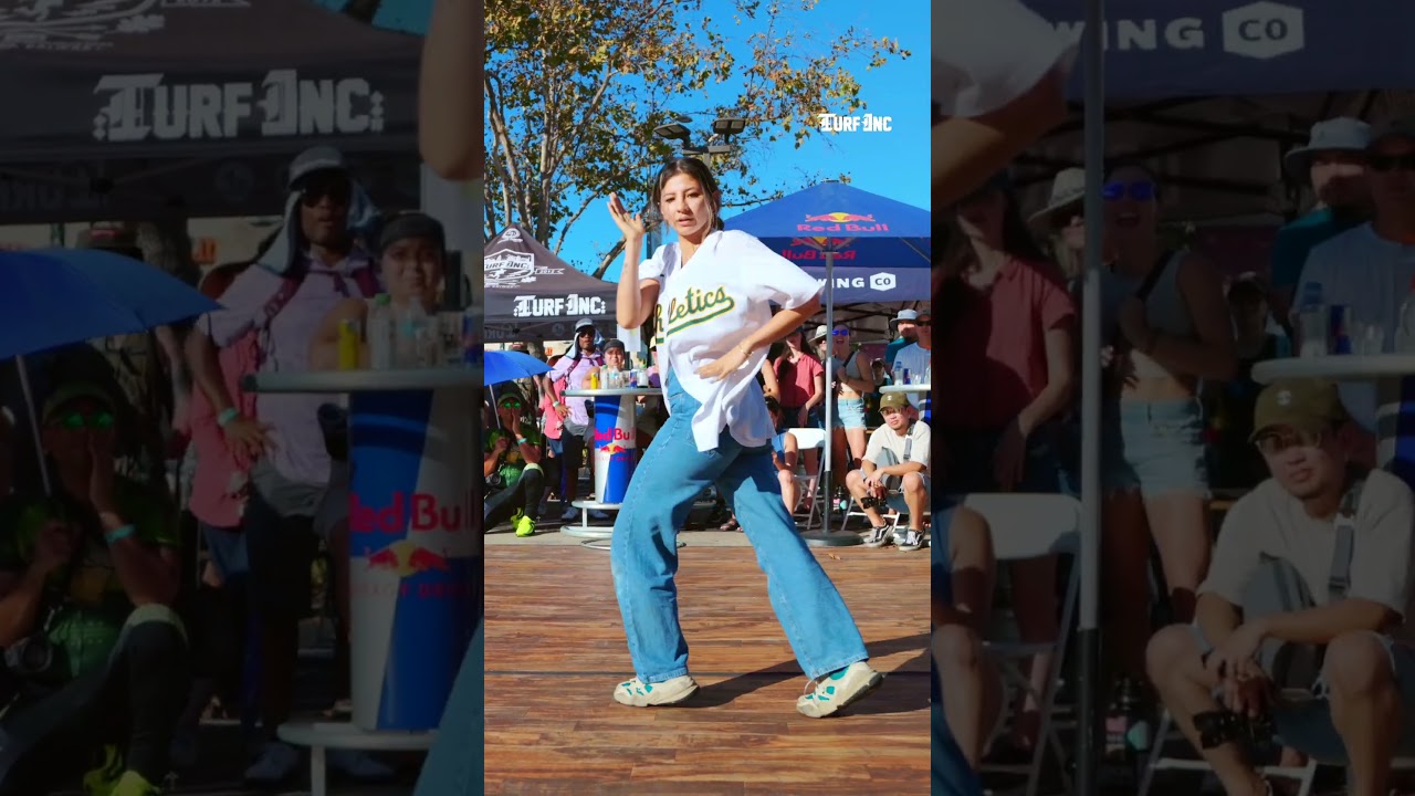Cece FINAL BATTLE Queen of TURFinc 5 All Woman Dance Battle Oaktoberfest #turfinc 10/06/24 #shorts