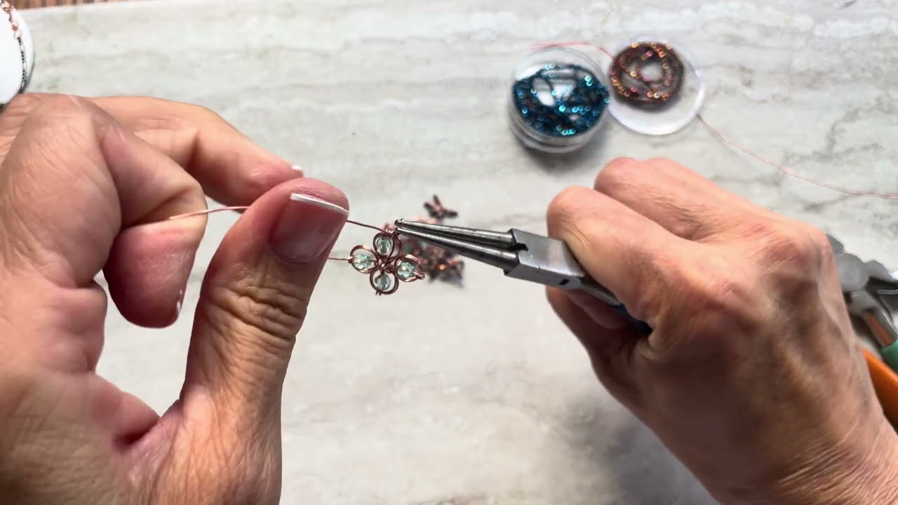 Clover earring component TUTORIAL