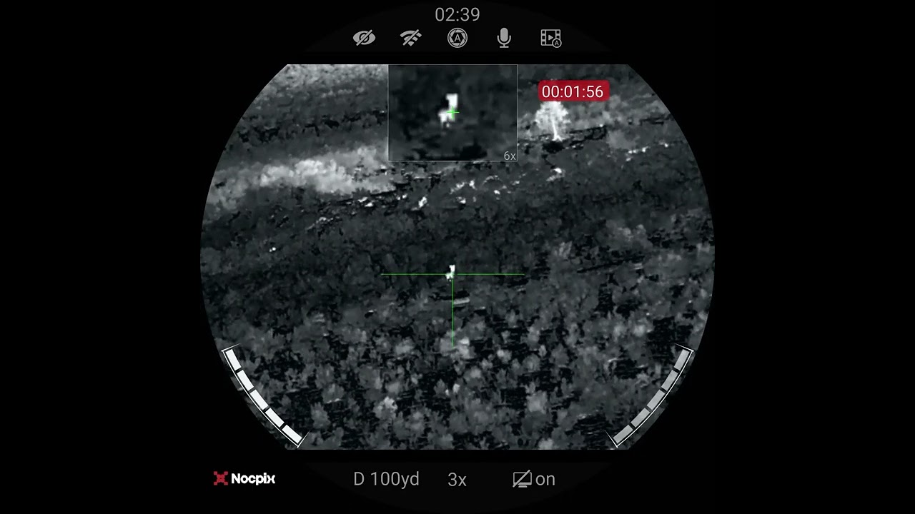 Nocpix Ace L35 Coyote Hunting 125 yards thermal