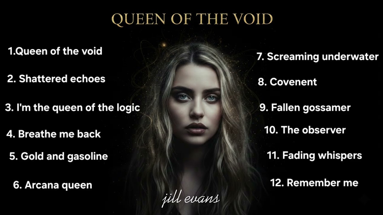 JILL EVANS ALBUM : QUEEN OF DE VOID -DARK POP - alternative pop - gothic
