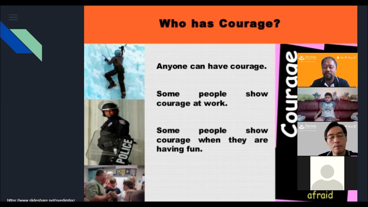 How can you show courage?