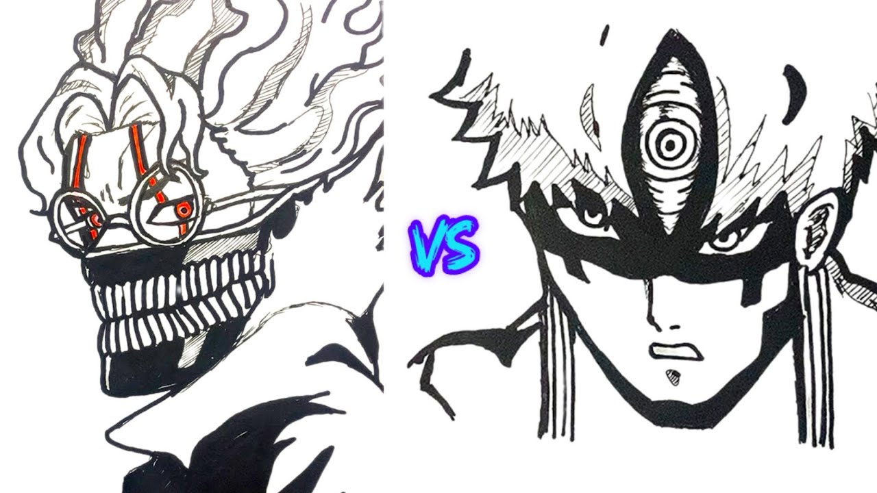 Anime Drawing || How to Draw Okarun VS Jiji || DANDADA || easy step by step