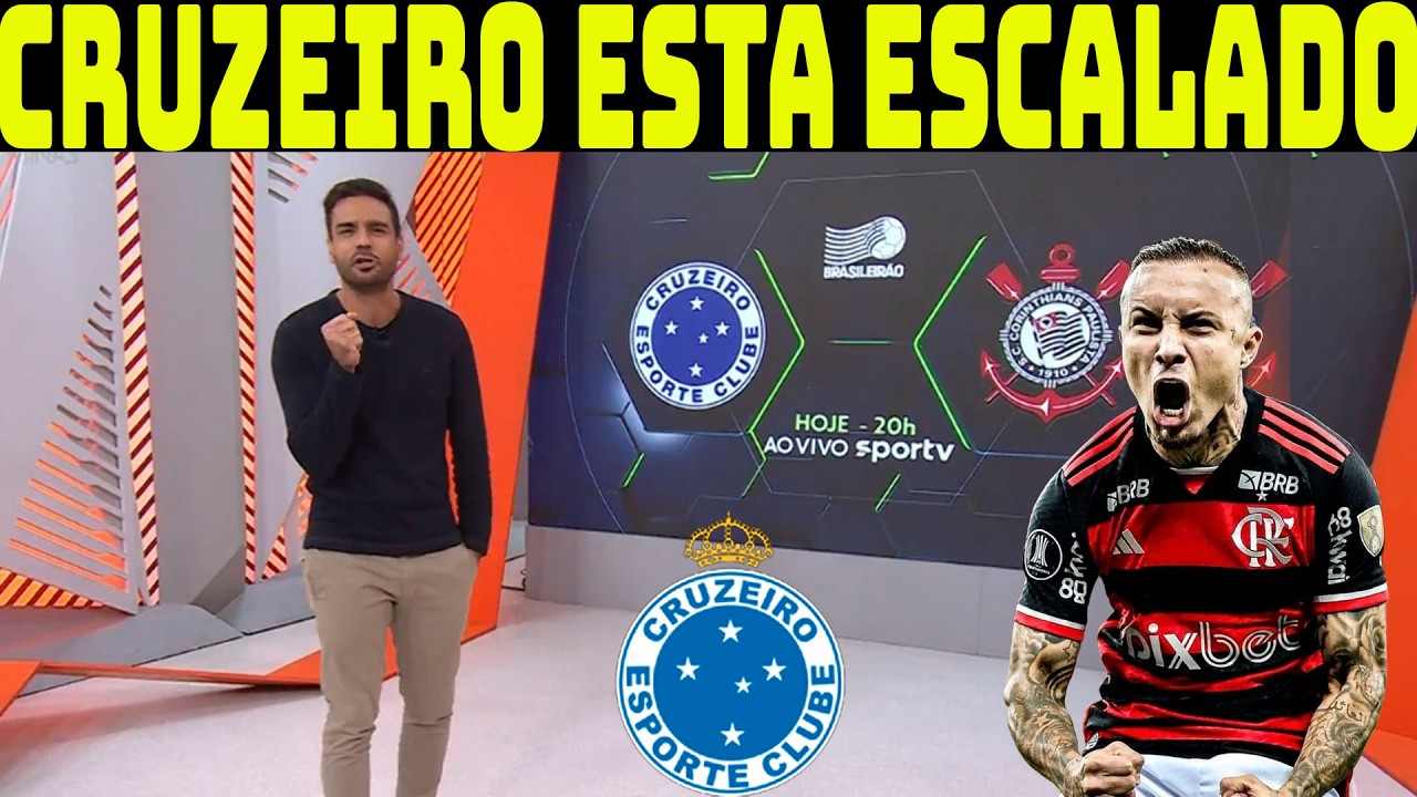 GLOBO ESPORTE CRUZEIRO X CORINTHIANS! CEBOLINHA DESCARTADO NO CRUZEIRO! DIA AGITADO!