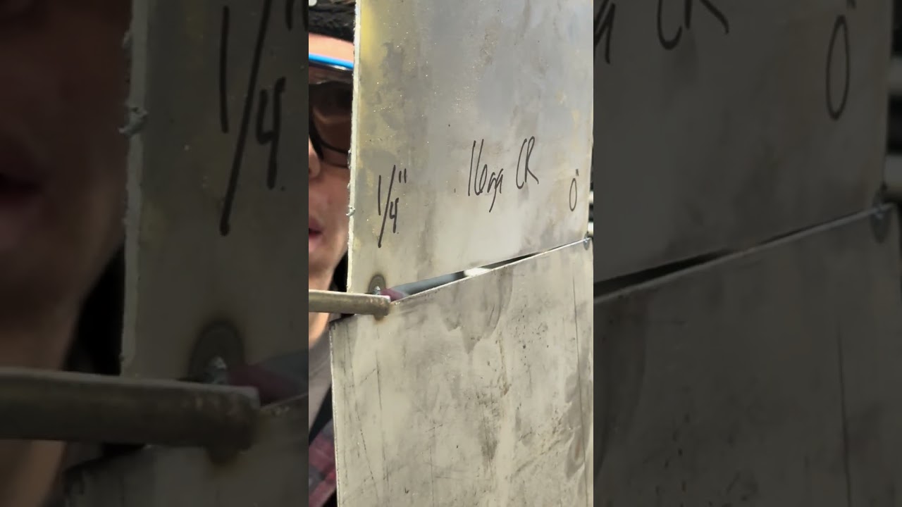 Later welding sheet metal 1/4” gap! 