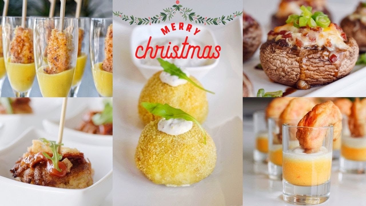5 APERITIVOS o ENTRANTES para NAVIDAD 2022| Tapas Variadas y Muy Originales| DarixLAB