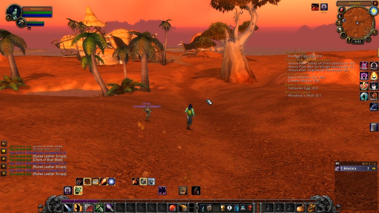 World of Warcraft Classic   Orc Warlock   003   Sen'jin Village and Orgrimmar