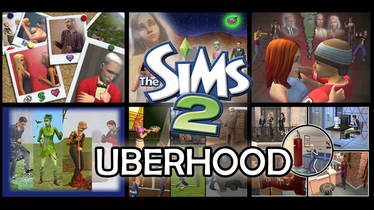 Обучающее видео для The Sims 2: как создать Uberhood! (Используя чистые шаблоны)