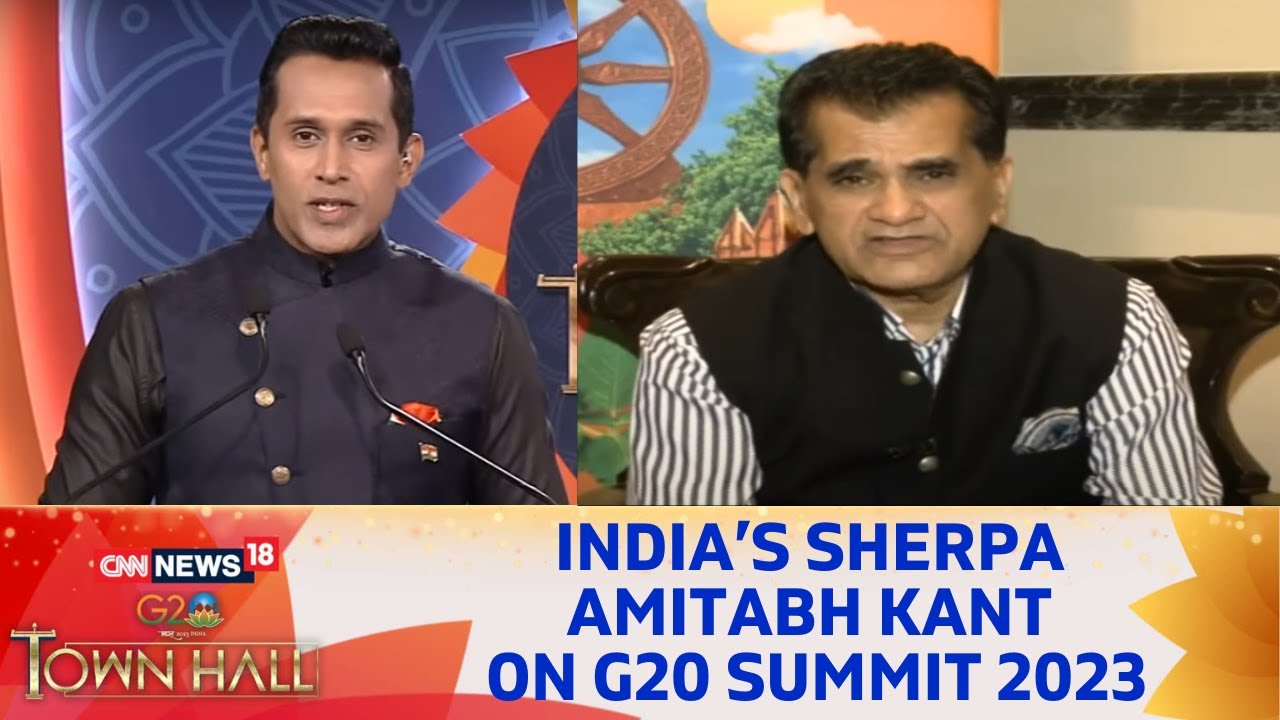 G20 Sherpa Amitabh Kant Interview On G20 Summit 2023 In India | News18 Townhall | English News