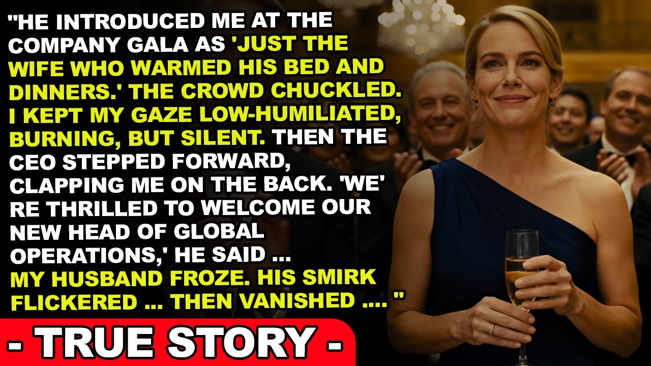 He Called Me “Just the Wife” at the Gala—Until the CEO Spoke and Shocked the Room