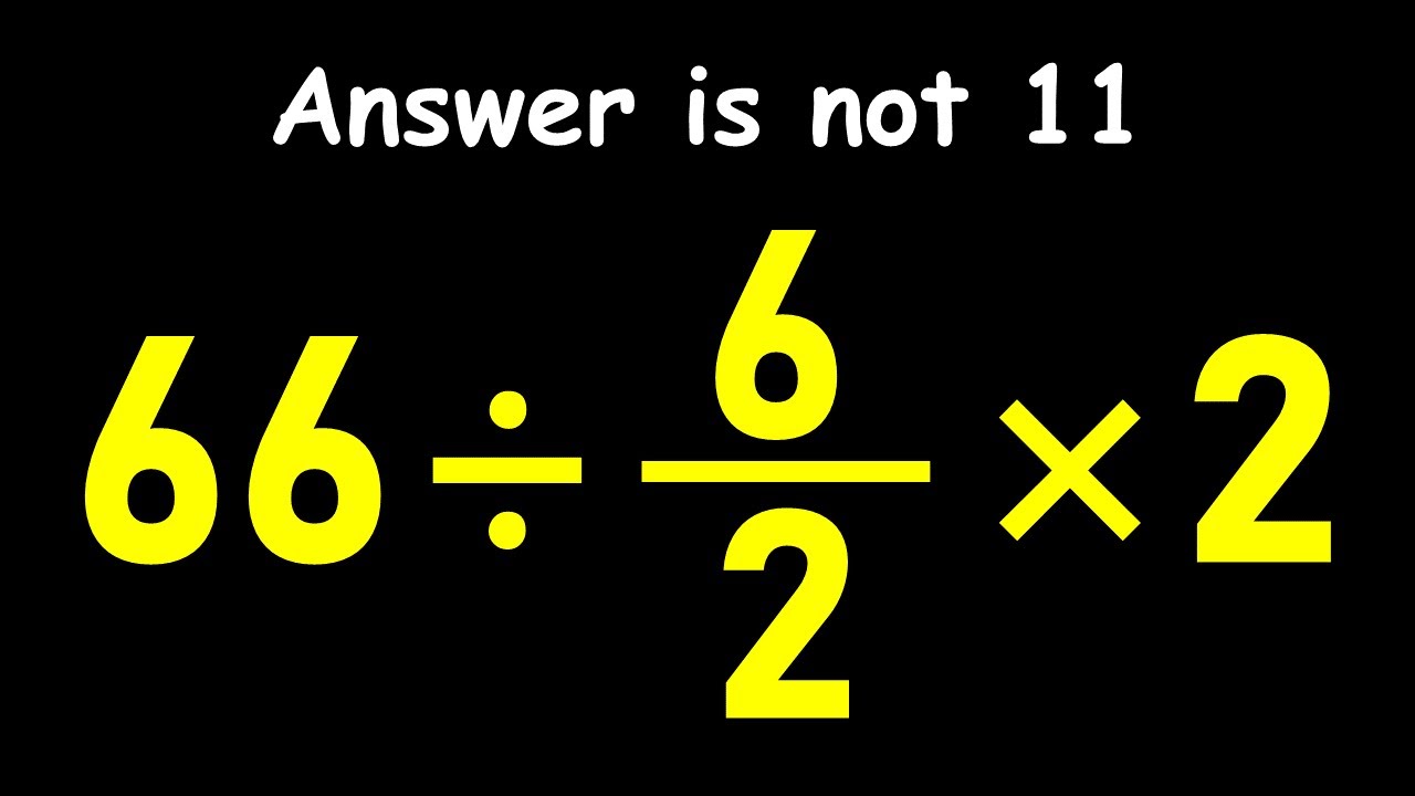 Most People Get This Simple Math Question Wrong!