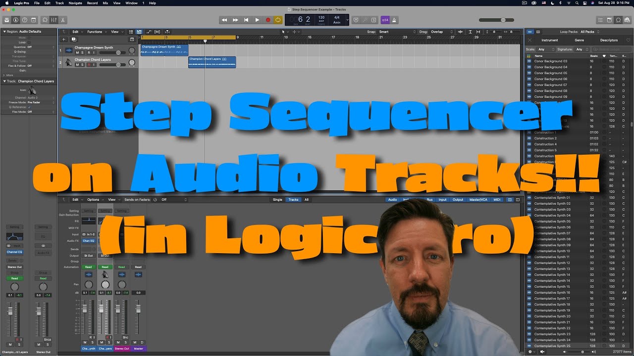Step Sequencer on Audio Tracks! | Logic Pro