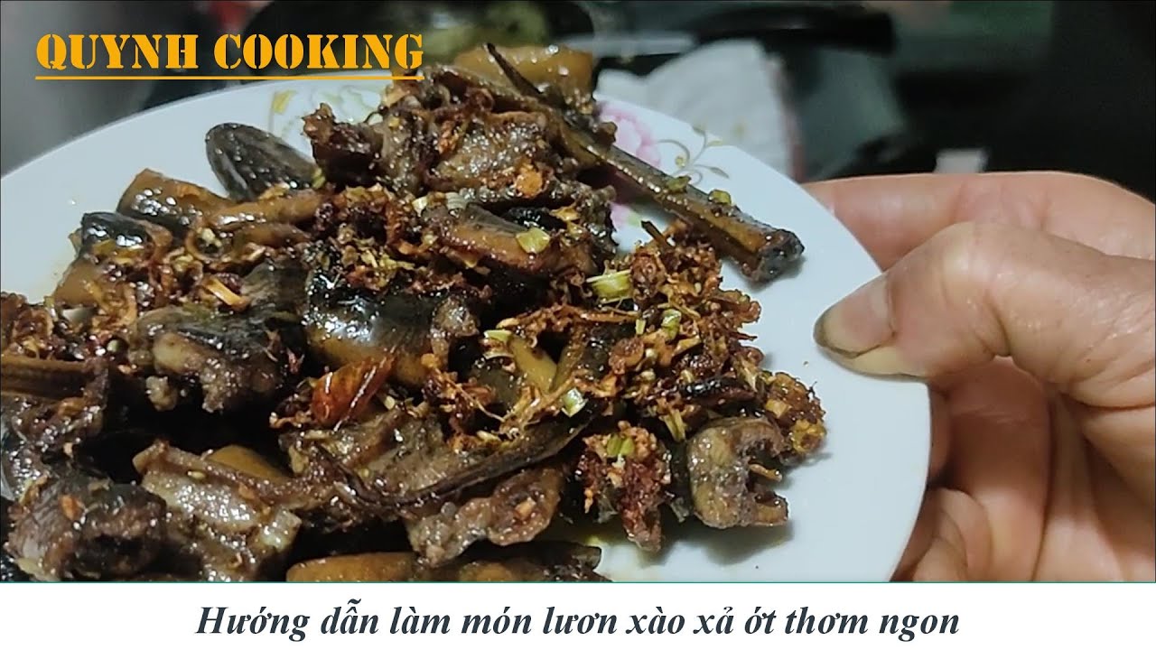 Làm món lươn xào xả ớt | Quynh Cooking