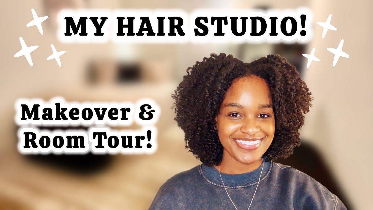 My Natural Hair Studio Makeover & Room Tour!
