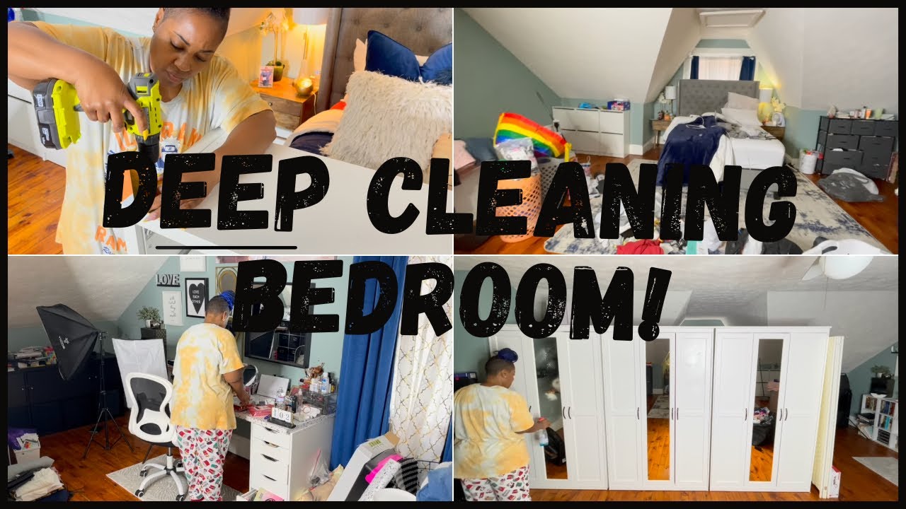 DEEP CLEANING MY MASTER BEDROOM / NEW BENCH FOR BEDROOM / CLEANING MOTIVATION / SHYVONNE MELANIE TV