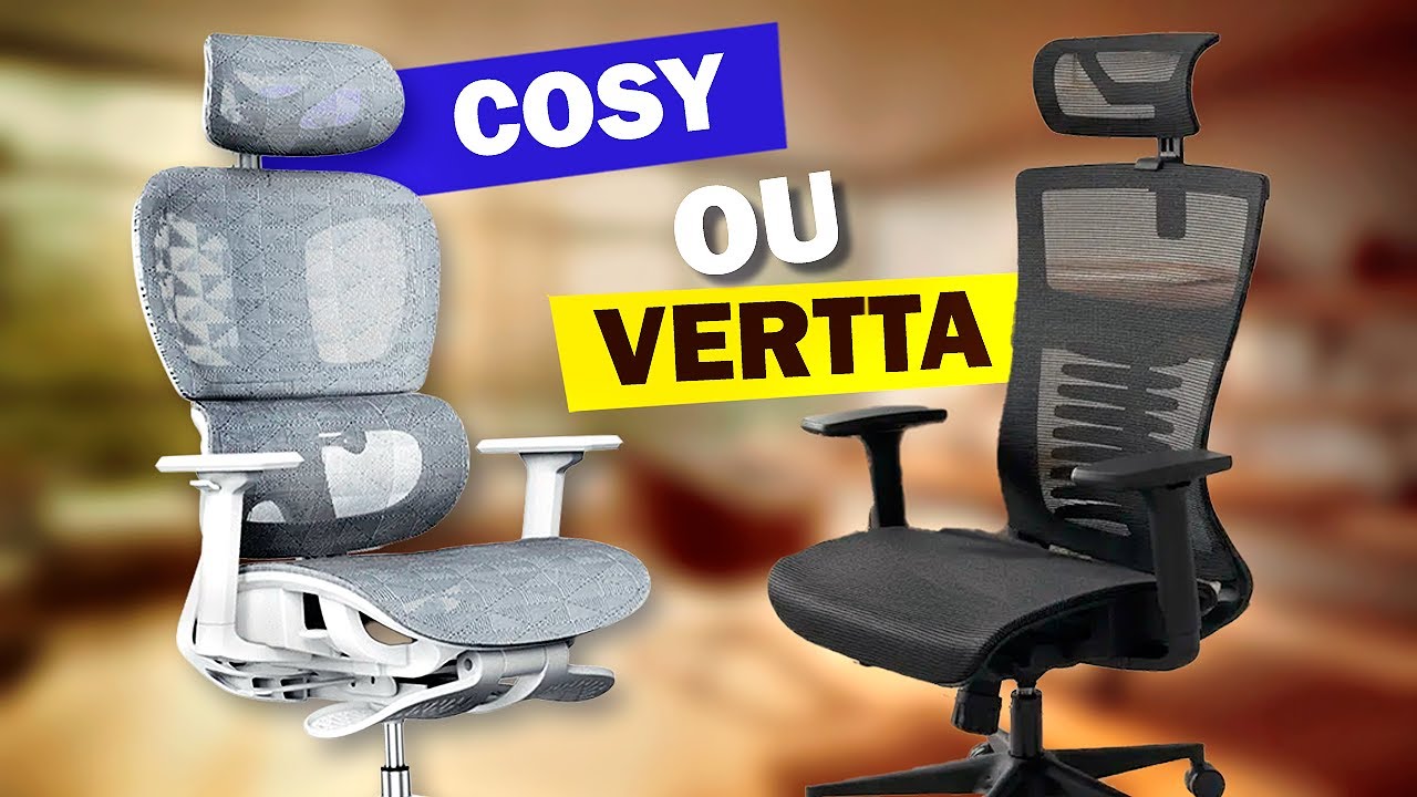 Cosy T03 ou Elements Vertta Pro - Qual a melhor cadeira ergonômica em 2025 ?