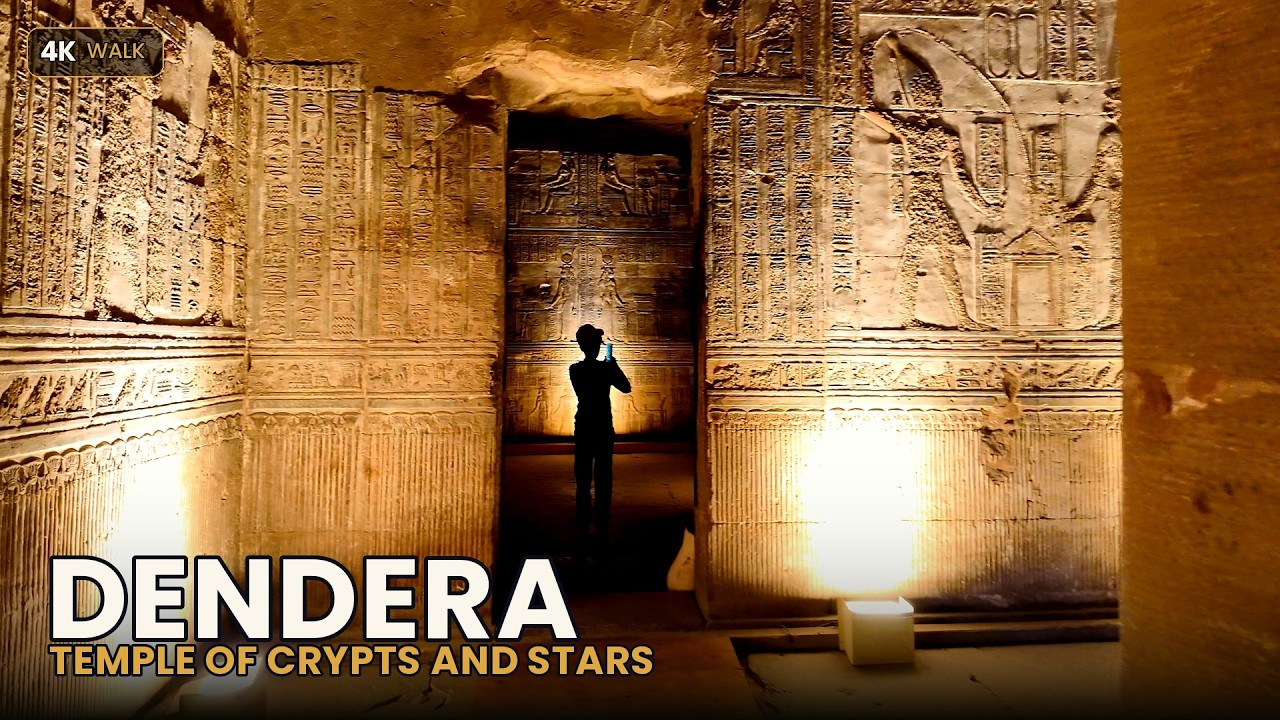 Dendera: Egypt&rsquo;s Temple of Stars and Crypts | 4K Walk