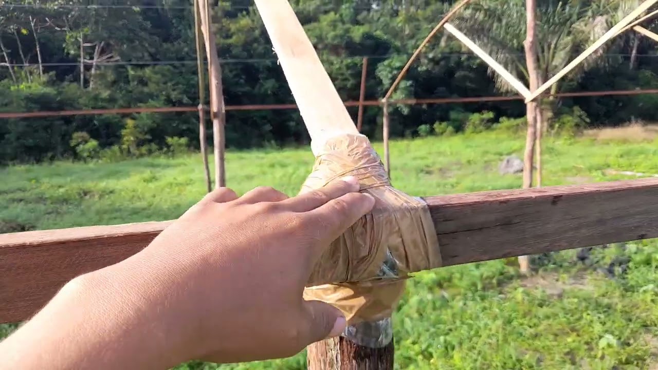 Resumo como fazer um abrigo de cultivo pra  cultivar hortaliças. parte 1.