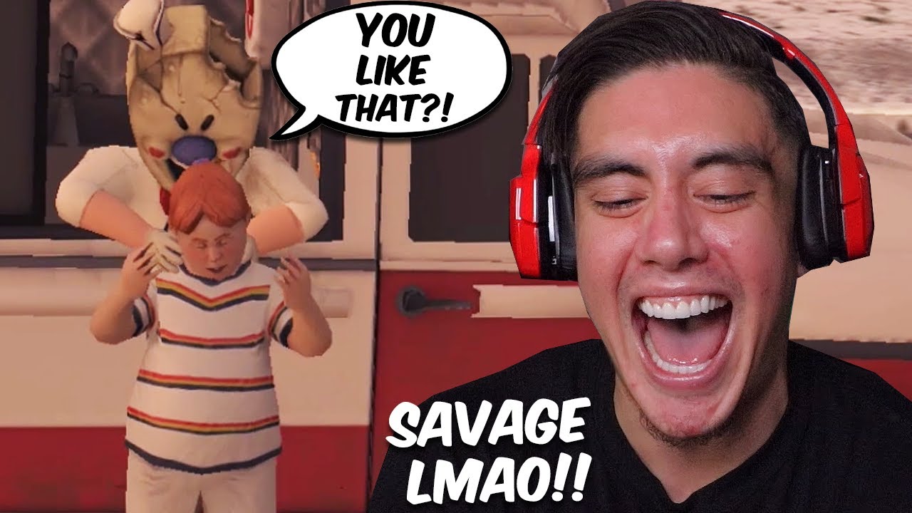 THE ICE CREAM MAN HAS A NEW FLAVOR..CHOKE-ALOT.. | Ice Scream 2 (scary mobile game)
