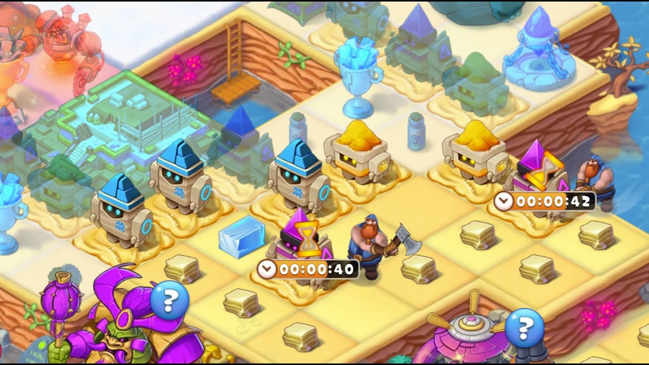 (Game Mergest Kingdom) Open new lands and start an event: Blue Depth!